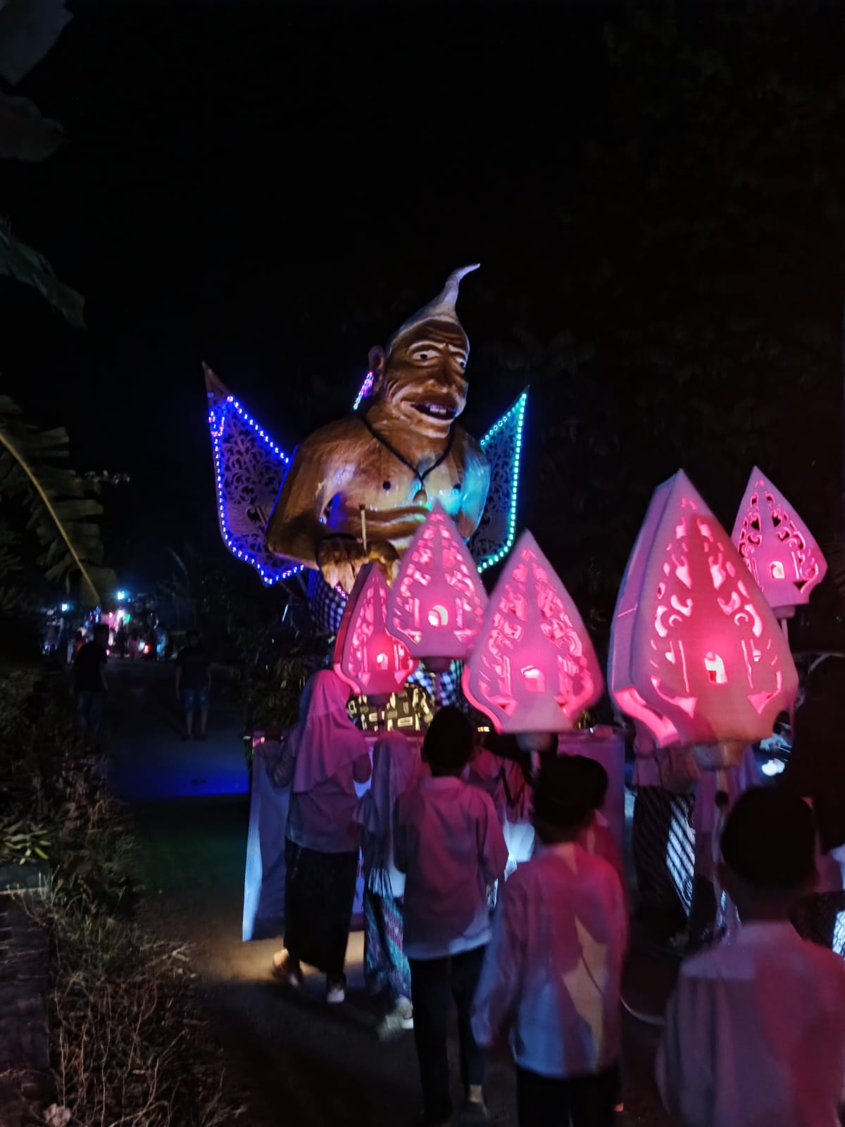 Gambar Lampion Takbiran Di Desa Kedungbang